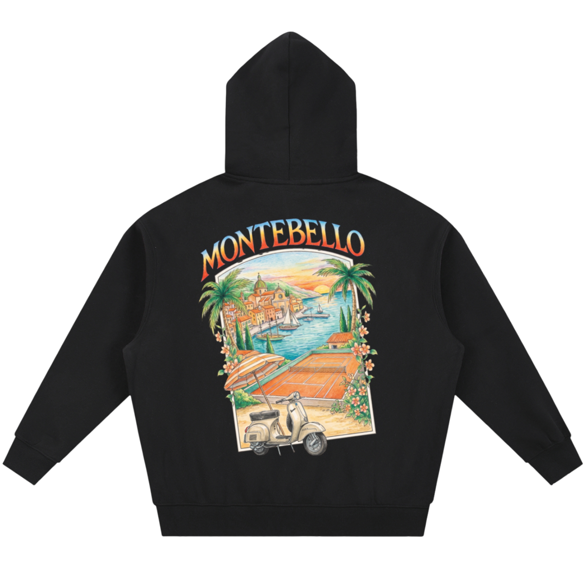Montebello Tilted Vespa Hoodie
